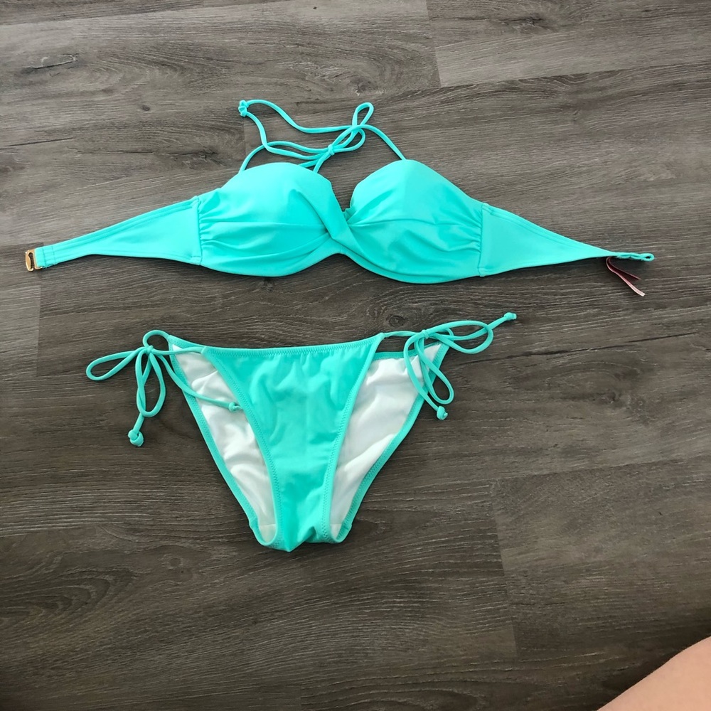 Victoria’s Secret mint bikini strapless